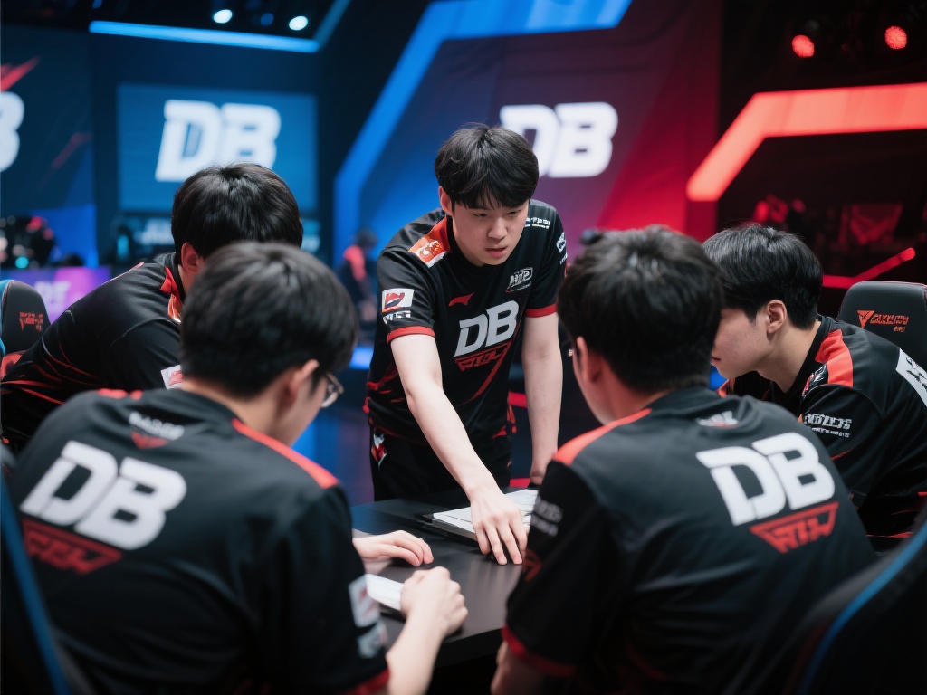 揭秘王者荣耀DB电竞战队背后的奋斗与荣耀 电竞比赛往往是瞬息万变的,DB战队以高效的团队协作